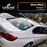 CARLIKE CL-PW-02 Pearlescent Gloss White Vinyl - CARLIKE WRAP