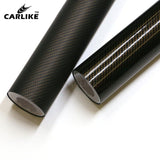 CARLIKE CL-RCF-01 REAL CARBON FIBER MATTE GOLD/BLACK PET VINYL - CARLIKE WRAP