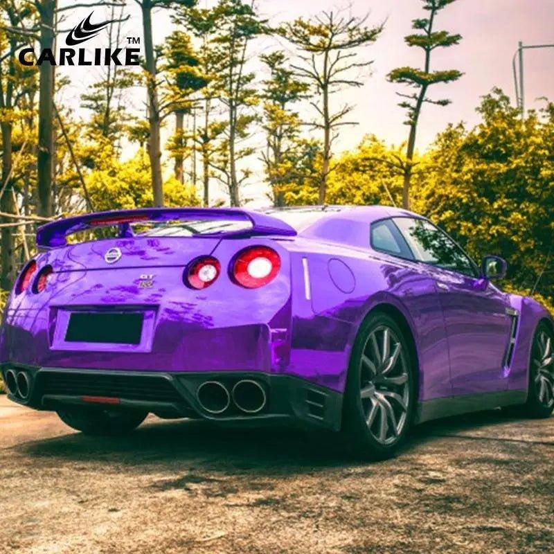 CARLIKE CL-SCM-04 Chrome Mirror Purple Vinyl - CARLIKE WRAP