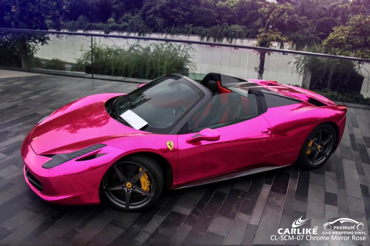 CARLIKE CL-SCM-07 Chrome Mirror Rose Vinyl - CARLIKE WRAP