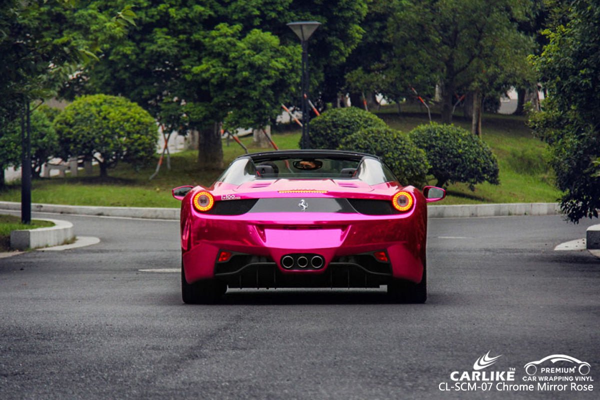 CARLIKE CL-SCM-07 Chrome Mirror Rose Vinyl - CARLIKE WRAP