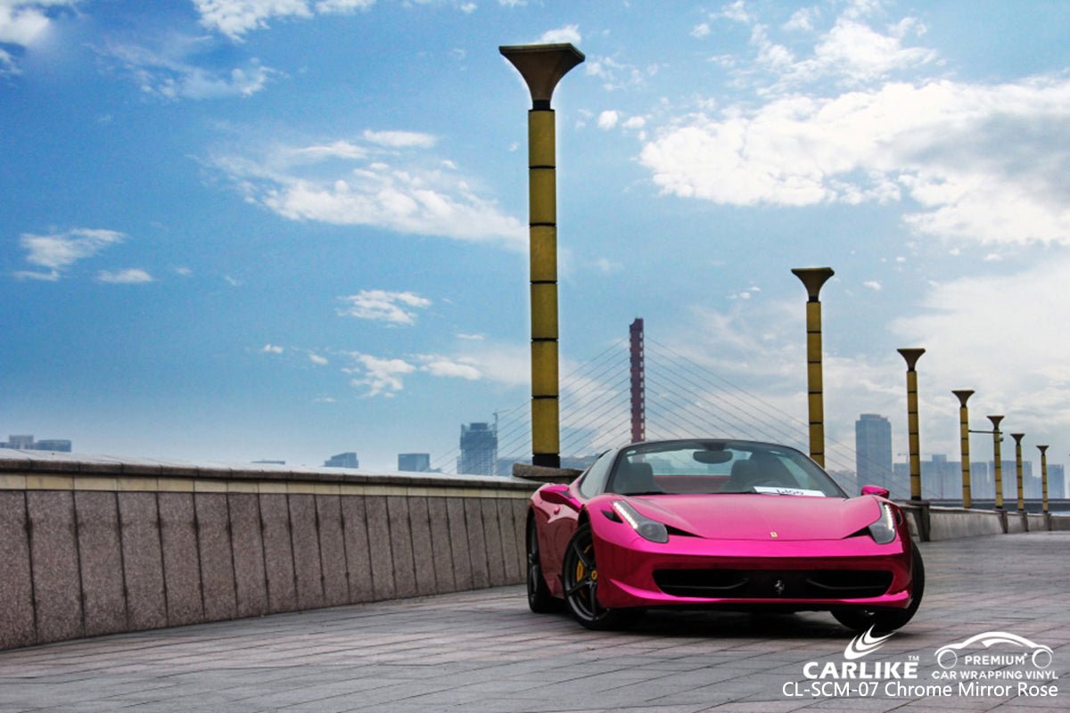 CARLIKE CL-SCM-07 Chrome Mirror Rose Vinyl - CARLIKE WRAP