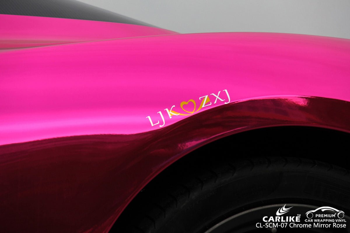 CARLIKE CL-SCM-07 Chrome Mirror Rose Vinyl - CARLIKE WRAP