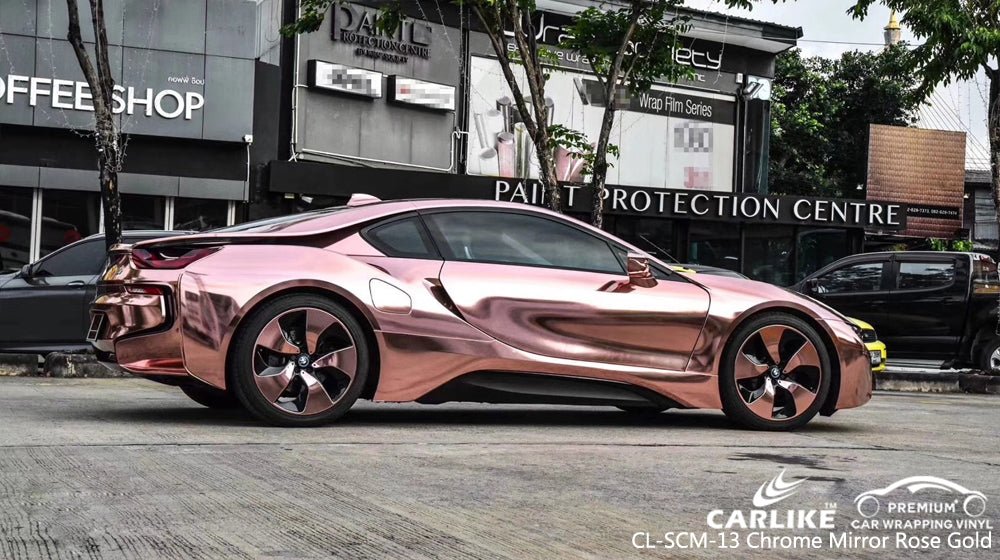 CARLIKE CL-SCM-13 Chrome Mirror Rose Gold Vinyl - CARLIKE WRAP