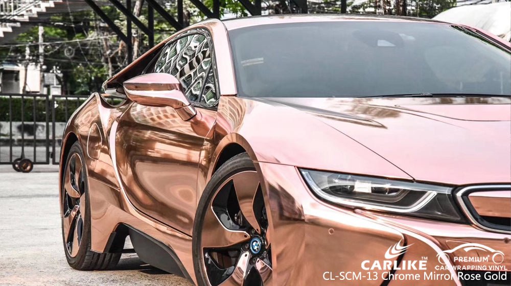 CARLIKE CL-SCM-13 Chrome Mirror Rose Gold Vinyl - CARLIKE WRAP