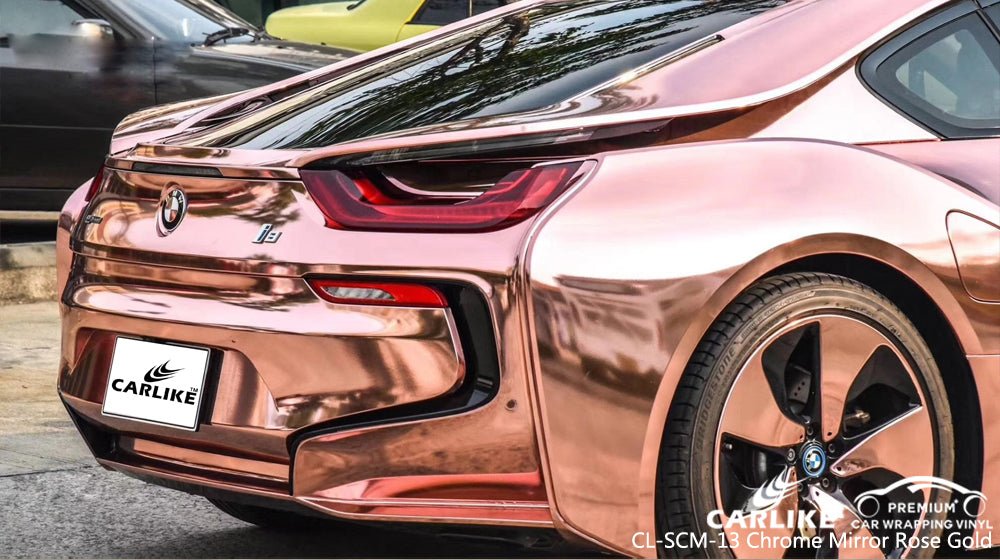 CARLIKE CL-SCM-13 Chrome Mirror Rose Gold Vinyl - CARLIKE WRAP