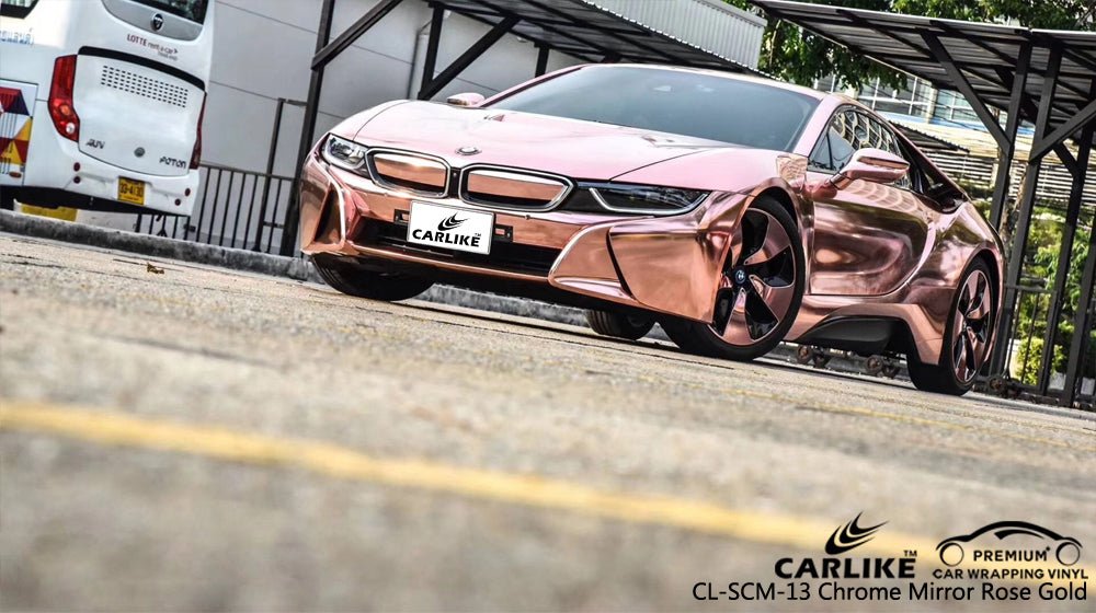 CARLIKE CL-SCM-13 Chrome Mirror Rose Gold Vinyl - CARLIKE WRAP