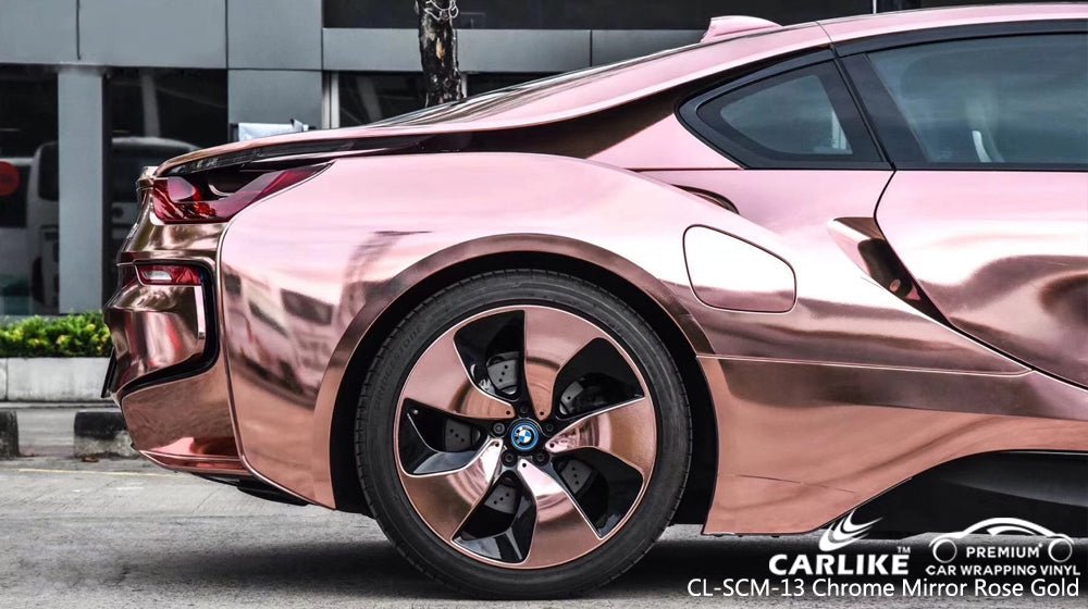 CARLIKE CL-SCM-13 Chrome Mirror Rose Gold Vinyl - CARLIKE WRAP