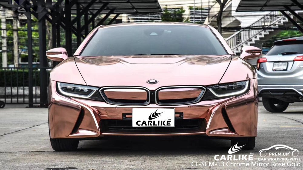 CARLIKE CL-SCM-13 Chrome Mirror Rose Gold Vinyl - CARLIKE WRAP