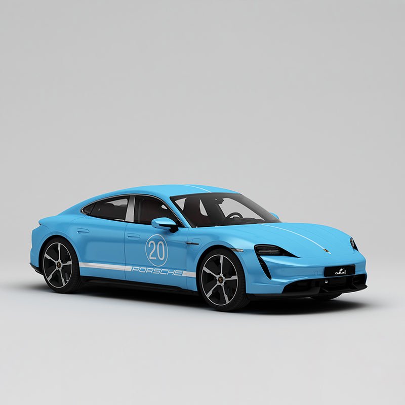 CARLIKE CL-SD004 Pattern Blue Gulf Oil Track High-precision Printing Customized Car Vinyl Wrap - CARLIKE WRAP