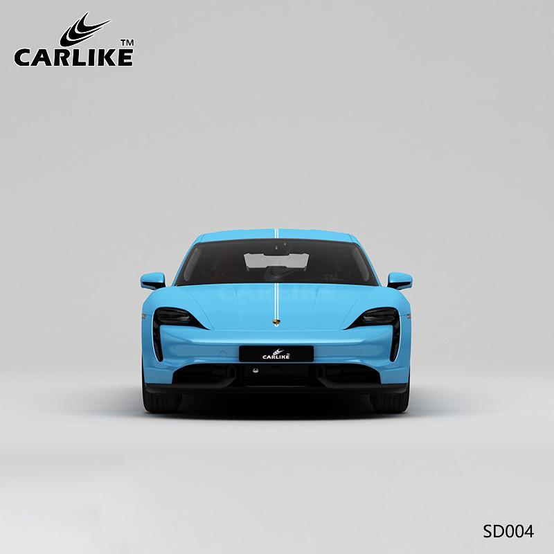 CARLIKE CL-SD004 Pattern Blue Gulf Oil Track High-precision Printing Customized Car Vinyl Wrap - CARLIKE WRAP