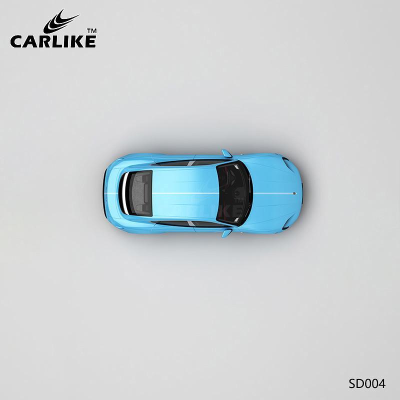 CARLIKE CL-SD004 Pattern Blue Gulf Oil Track High-precision Printing Customized Car Vinyl Wrap - CARLIKE WRAP