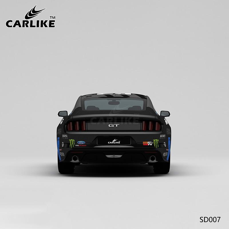 CARLIKE CL-SD007 Pattern Ghost Claw Track Painting High-precision Printing Customized Car Vinyl Wrap - CARLIKE WRAP