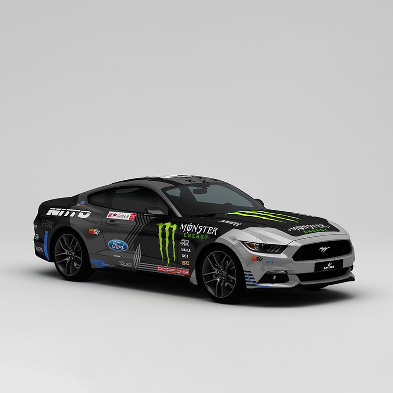 CARLIKE CL-SD007 Pattern Ghost Claw Track Painting High-precision Printing Customized Car Vinyl Wrap - CARLIKE WRAP