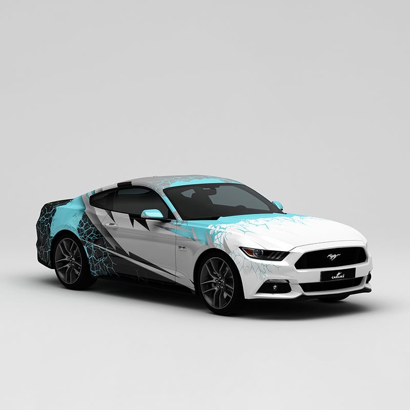 CARLIKE CL-SD014 Pattern Lightning Crack High-precision Printing Customized Car Vinyl Wrap - CARLIKE WRAP