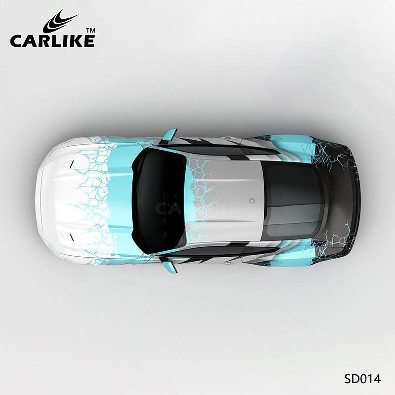 CARLIKE CL-SD014 Pattern Lightning Crack High-precision Printing Customized Car Vinyl Wrap - CARLIKE WRAP