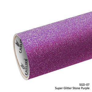 CARLIKE CL-SGD-07 Super Glitter Diamond Stone Purple Vinyl - CARLIKE WRAP