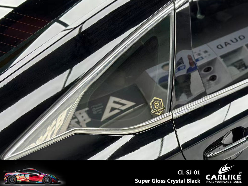 CARLIKE CL-SJ-01 Super Gloss Crystal Black Vinyl - CARLIKE WRAP