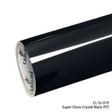 CARLIKE CL-SJ-01P Super Gloss Crystal Black Vinyl PET Liner - CARLIKE WRAP