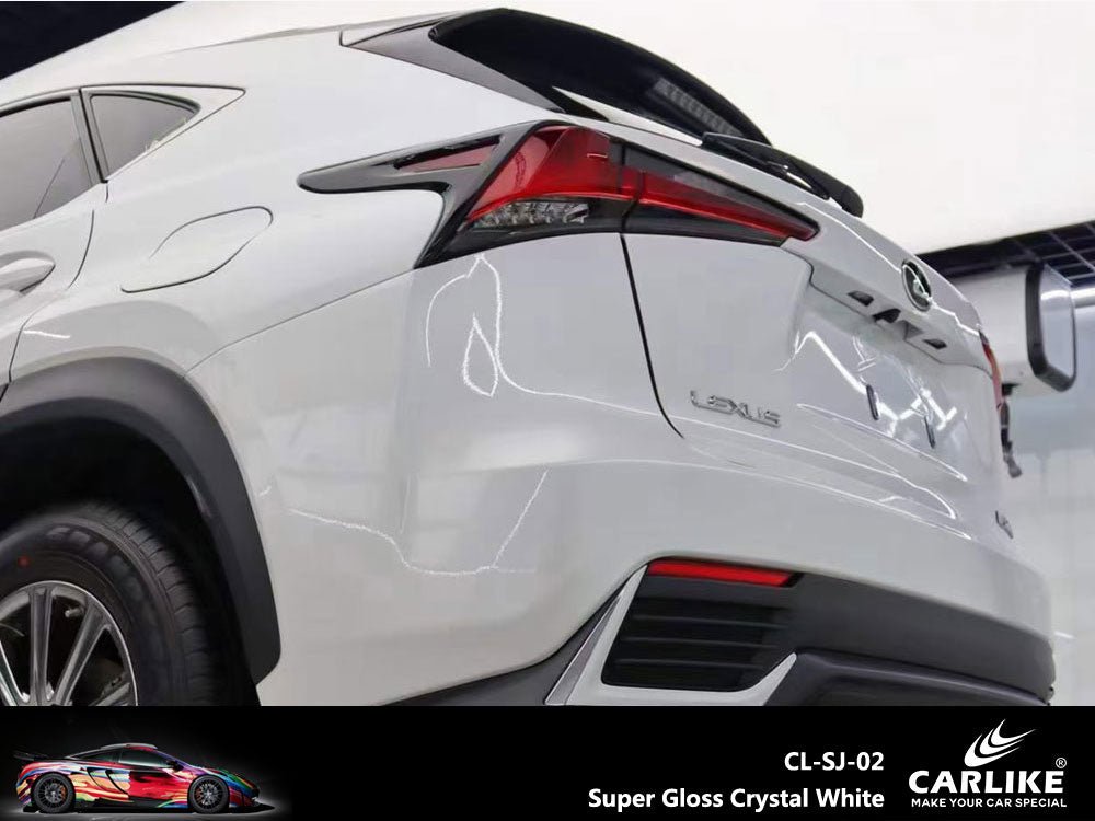 CARLIKE CL-SJ-02 Super Gloss Crystal White Vinyl - CARLIKE WRAP