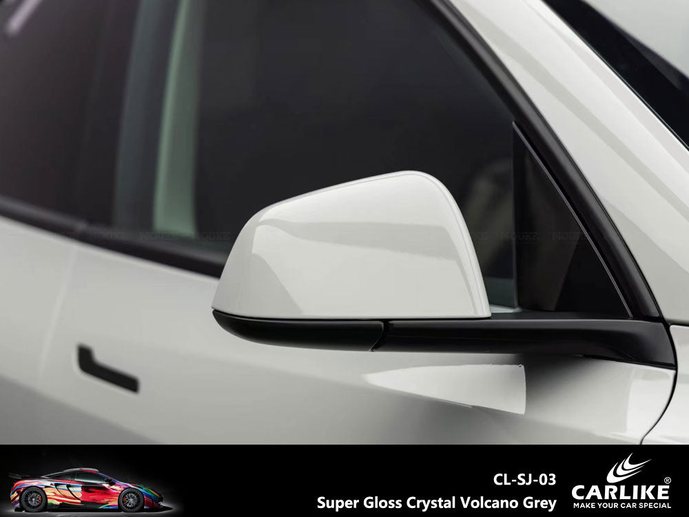 CARLIKE CL-SJ-03P Super Gloss Crystal Volcano Grey Vinyl PET Liner - CARLIKE WRAP
