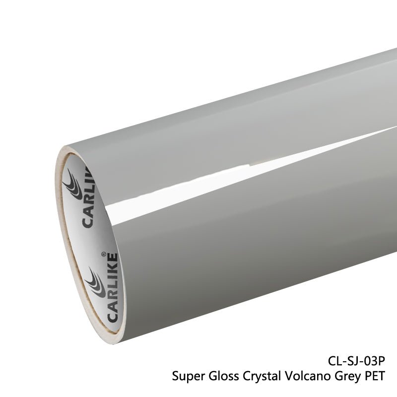 CARLIKE CL-SJ-03P Super Gloss Crystal Volcano Grey Vinyl PET Liner - CARLIKE WRAP