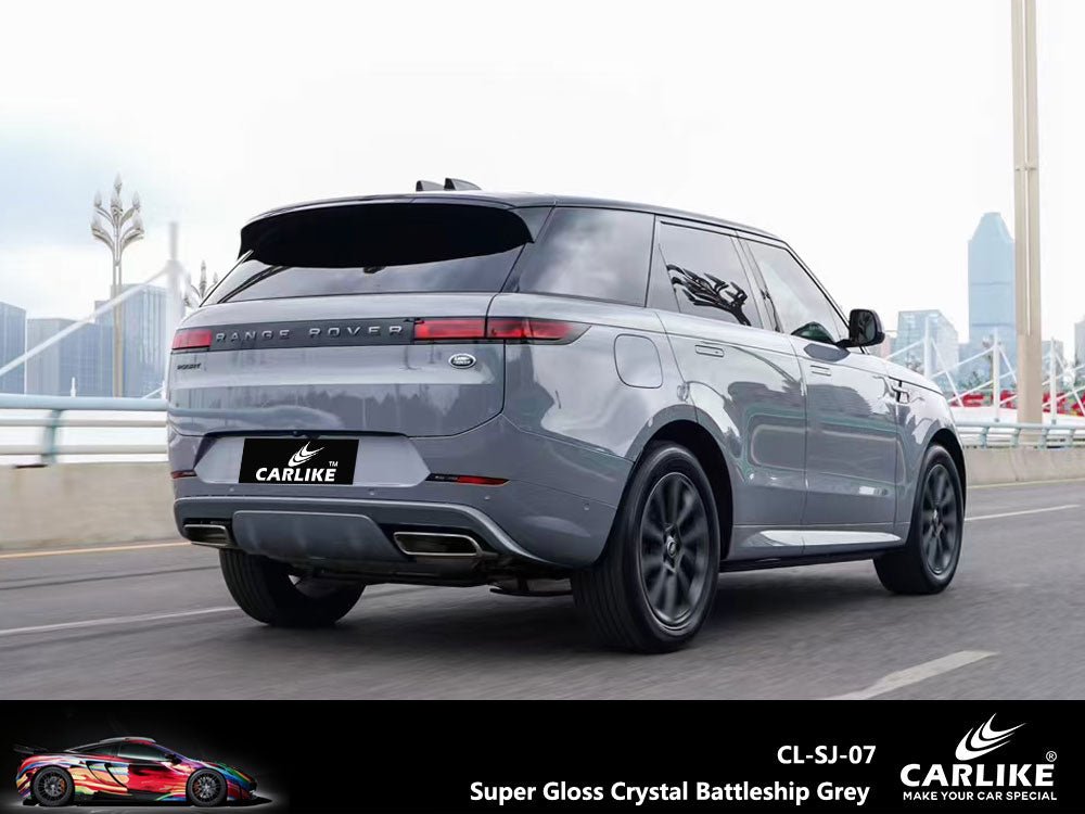 CARLIKE CL-SJ-07 Super Gloss Crystal Battleship Grey Vinyl - CARLIKE WRAP