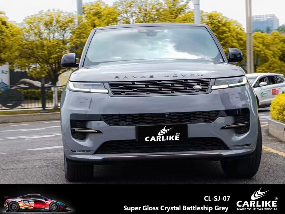 CARLIKE CL-SJ-07 Super Gloss Crystal Battleship Grey Vinyl - CARLIKE WRAP