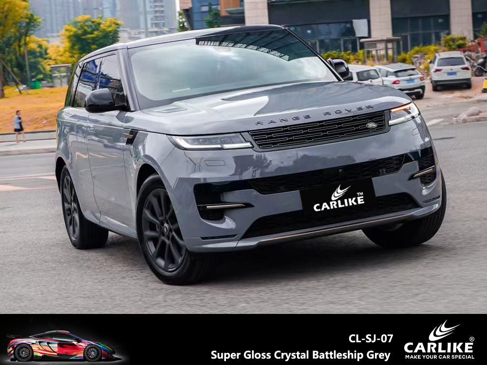 CARLIKE CL-SJ-07 Super Gloss Crystal Battleship Grey Vinyl - CARLIKE WRAP