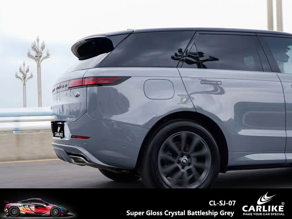 CARLIKE CL-SJ-07 Super Gloss Crystal Battleship Grey Vinyl - CARLIKE WRAP