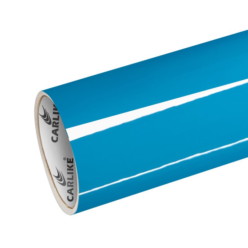 CARLIKE CL-SJ-31 Super Gloss Crystal Ice Cream Blue Vinyl - CARLIKE WRAP