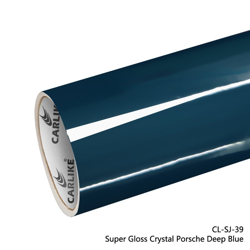 CARLIKE CL-SJ-39 Super Gloss Crystal Porsche Deep Blue Vinyl - CARLIKE WRAP