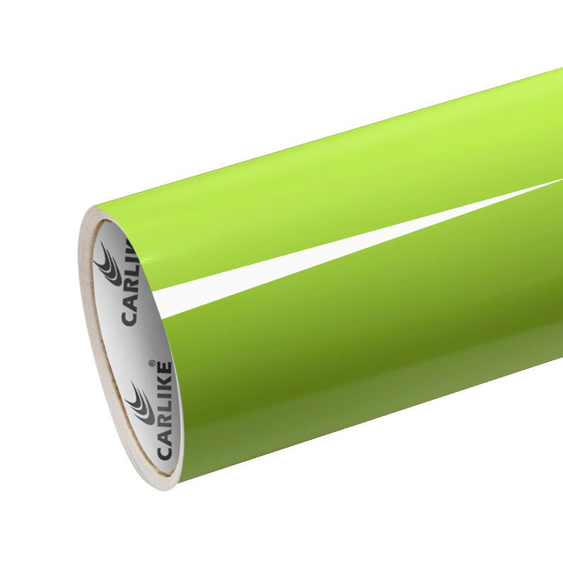 Super Gloss Crystal Apple Green Vinyl PET Liner Wrap Factory