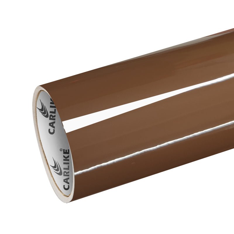 CARLIKE CL-SJ-56 Super Gloss Crystal Caramel Brown Vinyl - CARLIKE WRAP