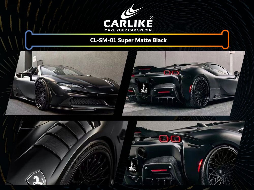 CARLIKE CL-SM-01 Super Matte Black Vinyl