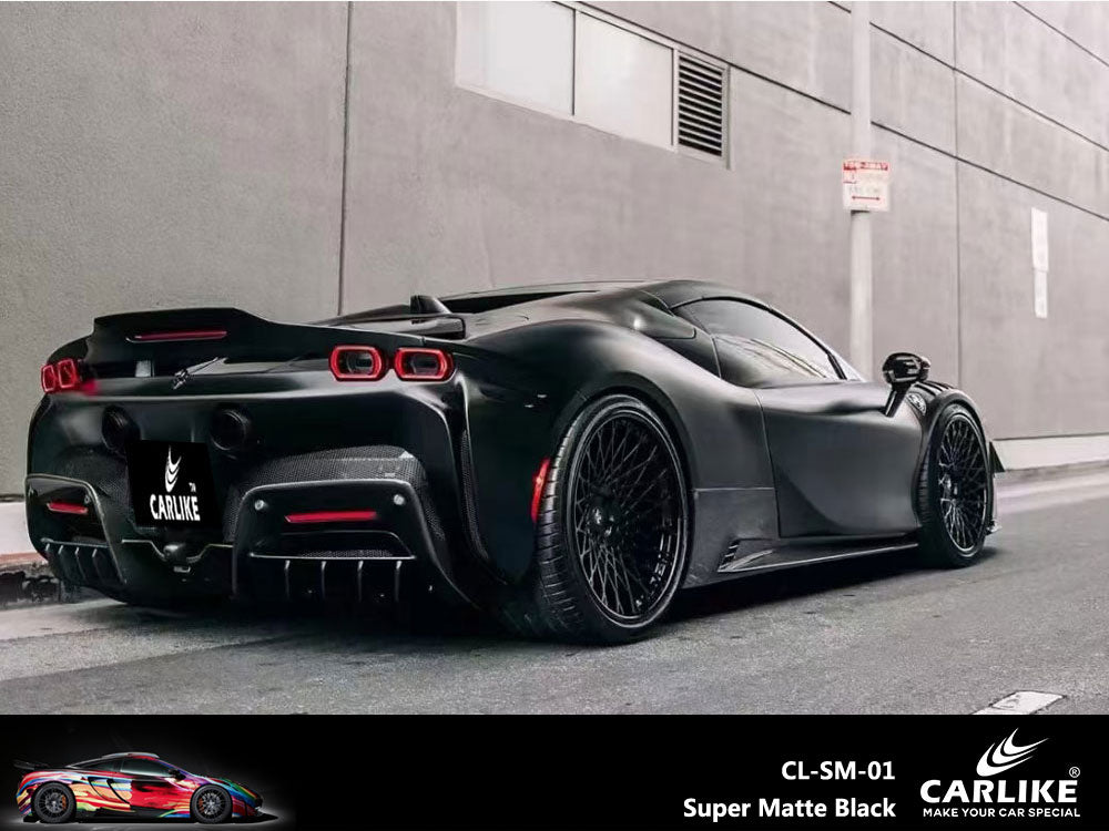 CARLIKE CL-SM-01 Super Matte Black Vinyl - CARLIKE WRAP