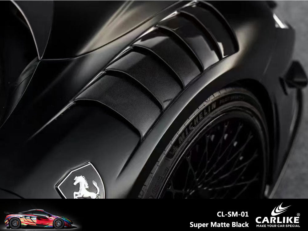 CARLIKE CL-SM-01 Super Matte Black Vinyl - CARLIKE WRAP