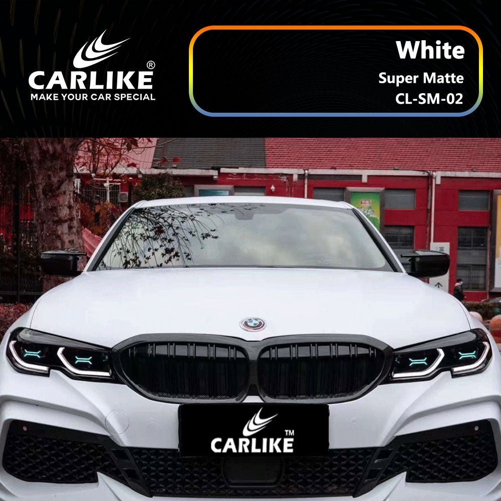CARLIKE CL-SM-02 Super Matte White Vinyl - CARLIKE WRAP