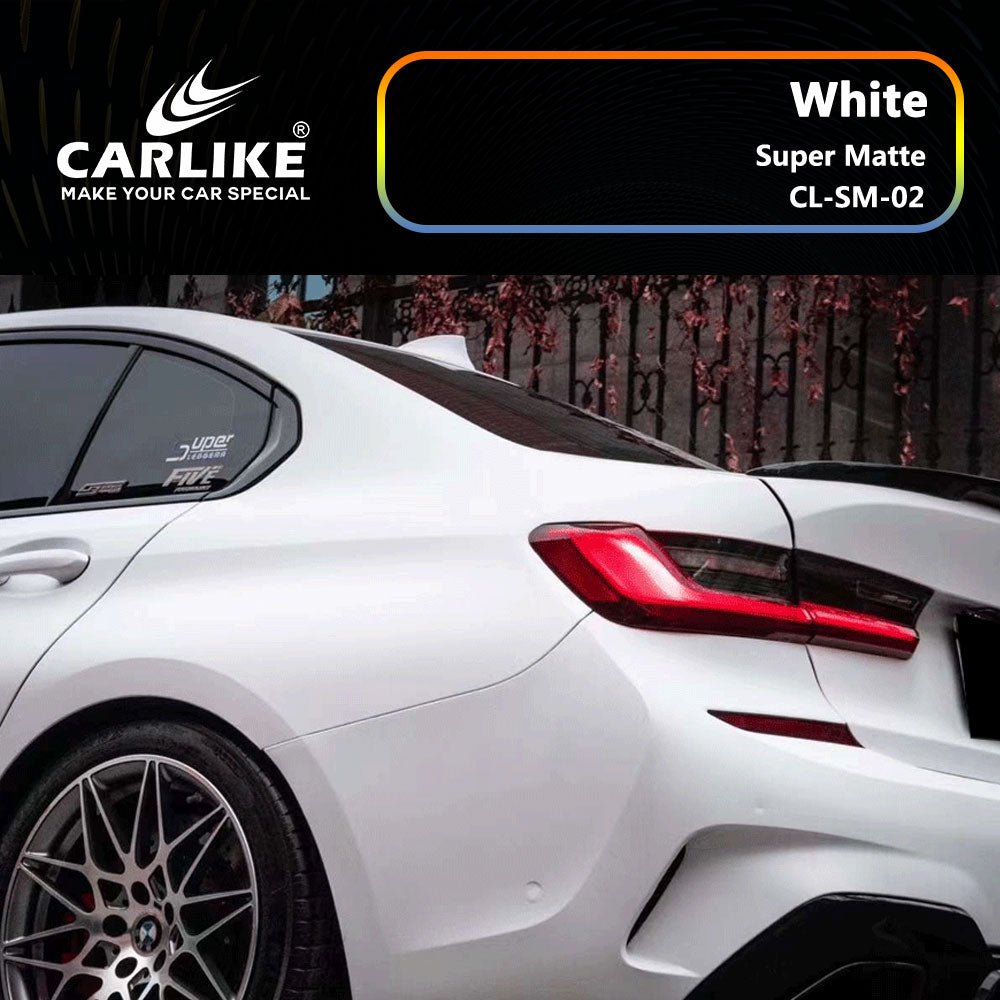CARLIKE CL-SM-02 Super Matte White Vinyl - CARLIKE WRAP