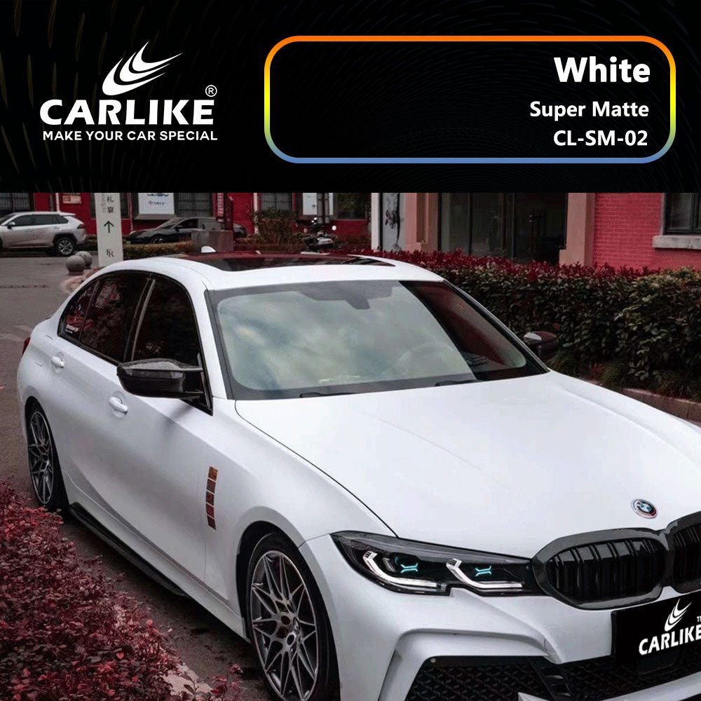 CARLIKE CL-SM-02 Super Matte White Vinyl - CARLIKE WRAP