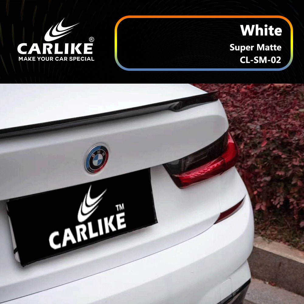 CARLIKE CL-SM-02 Super Matte White Vinyl - CARLIKE WRAP