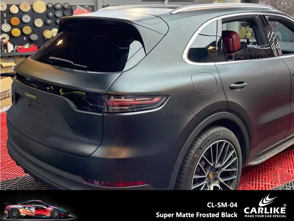 CARLIKE CL-SM-04 Super Matte Frosted Black Vinyl - CARLIKE WRAP