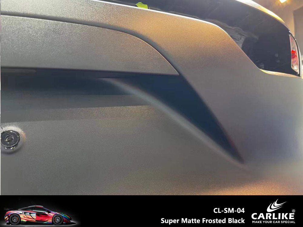 CARLIKE CL-SM-04 Super Matte Frosted Black Vinyl - CARLIKE WRAP