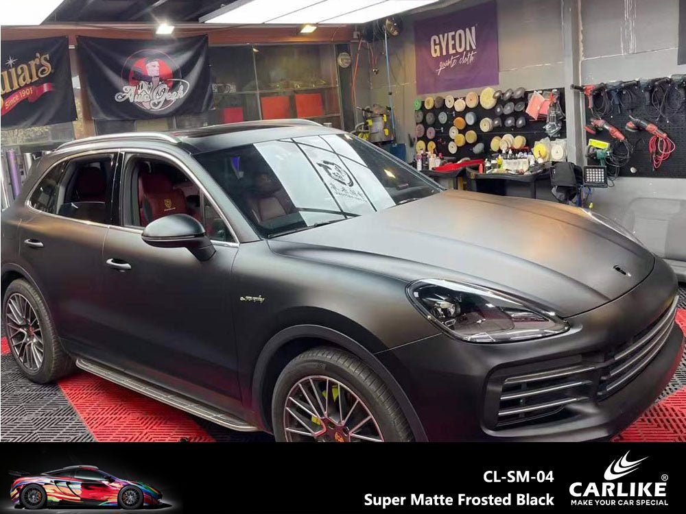 CARLIKE CL-SM-04 Super Matte Frosted Black Vinyl - CARLIKE WRAP