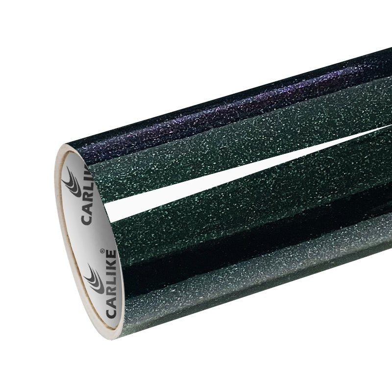 CARLIKE CL-SP-04 Sparkling Ghost Midnight Green Vinyl - CARLIKE WRAP