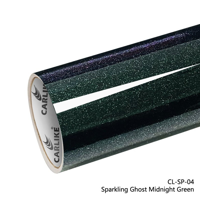 CARLIKE CL-SP-04 Sparkling Ghost Midnight Green Vinyl - CARLIKE WRAP