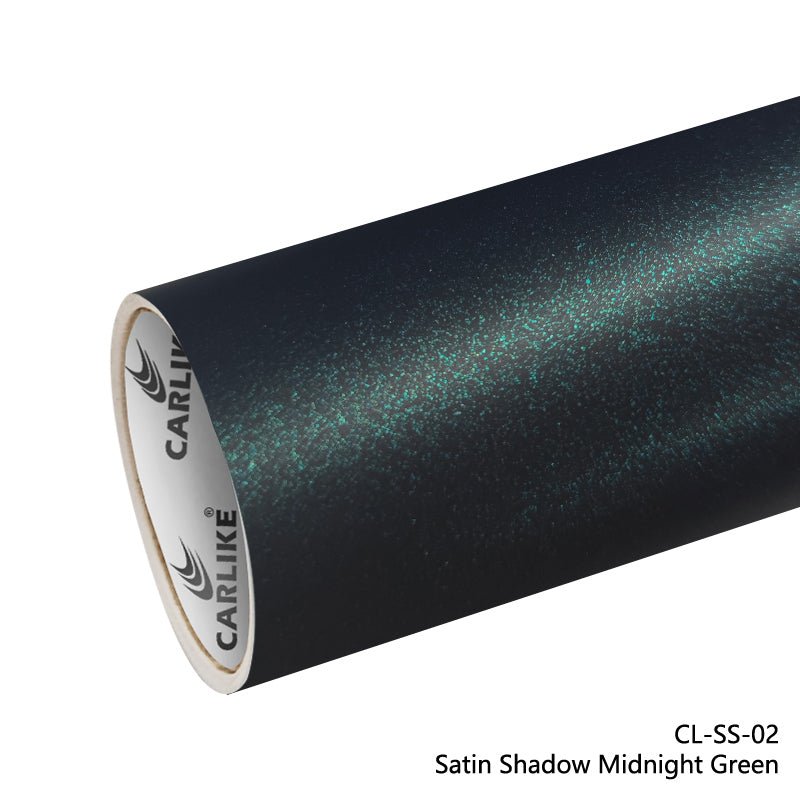 CARLIKE CL-SS-02 Satin Shadow Midnight Green Vinyl - CARLIKE WRAP