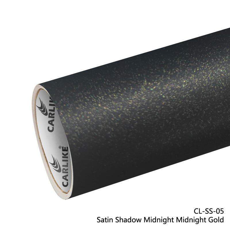 CARLIKE CL-SS-05 Satin Shadow Midnight Midnight Gold Vinyl - CARLIKE WRAP