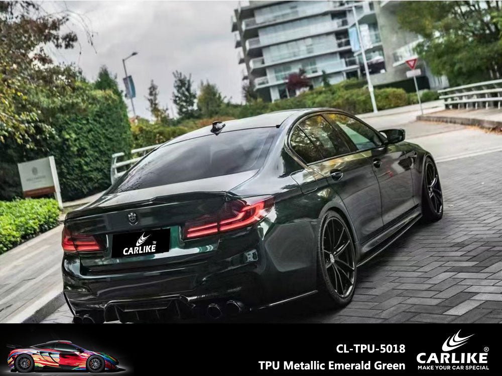 CARLIKE CL-TPU-5018 TPU Metallic Emerald Green Vinyl Heat Repair - CARLIKE WRAP