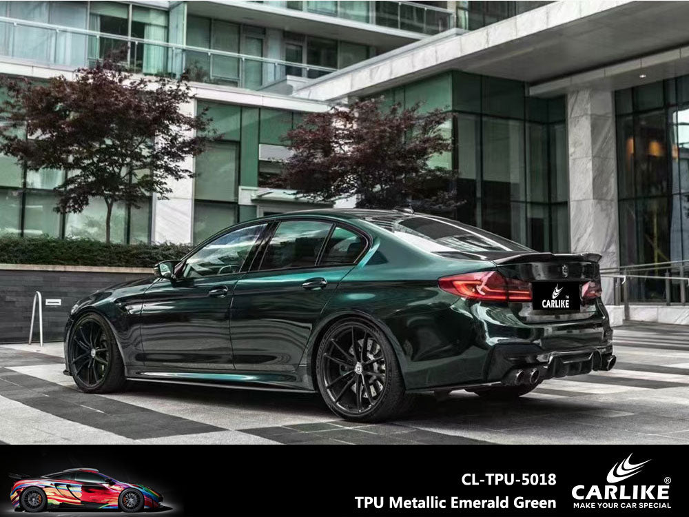 CARLIKE CL-TPU-5018 TPU Metallic Emerald Green Vinyl Heat Repair - CARLIKE WRAP
